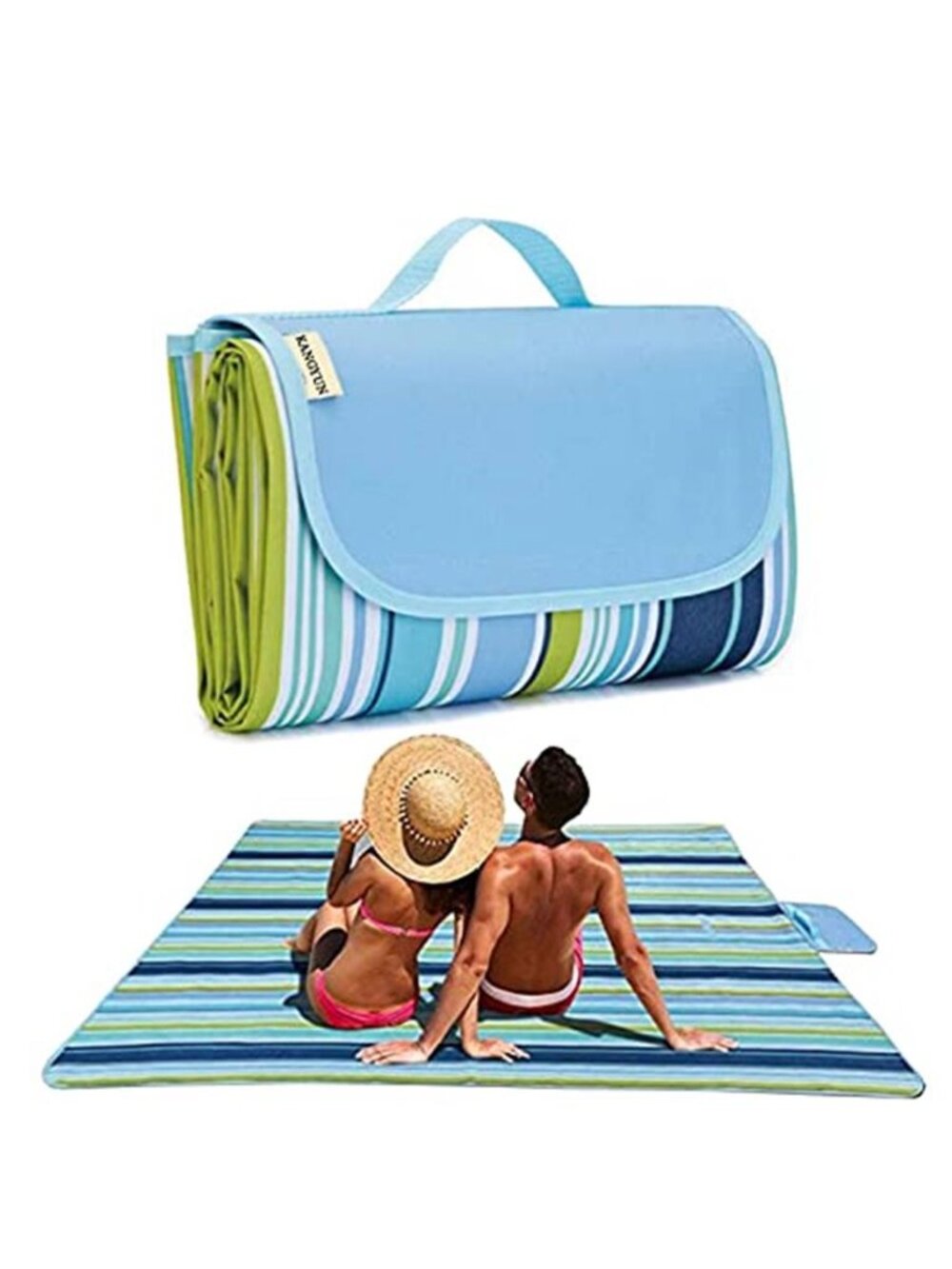 Waterproof Sandproof Picnic Blanket Beach Mat Outdoor Camping Large Foldable